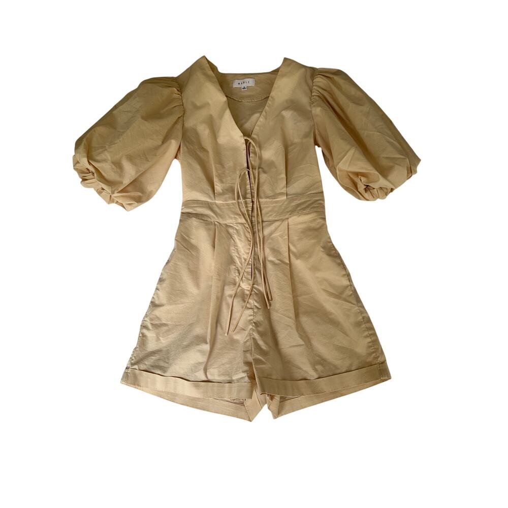 Cream Romper by Mable-Small - Picture 2 of 7